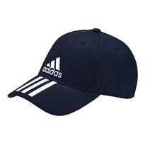 아디다스 6P삼선 코튼 볼캡 야구모자, 블랙