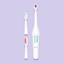 AA건전지타입 브러시 리필 2개입 교체용 전동칫솔헤드, 교체용 전동칫솔