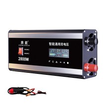 POWERNEN 순수정현파 인버터 12V/24V 공용 스마트 LCD 차량용 자동차 차박 캠핑, 2800W