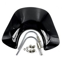 오토바이 윈드스크린 스쿠터 윈드 스크린 실드 플라이 디플렉터 프로텍터 Piaggio Vespa LX50 LX125 GT200, 02 Smoke