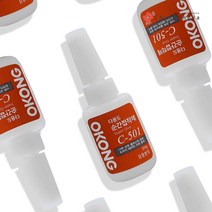 철공자닷컴 오공 C501 강력 순간 접착제 플라스틱 목재 가죽 금속 고무 도기 석재 타일 도자기 본드, 벌크형 1개 EA