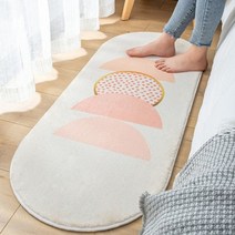가정용 미니 재봉틀 휴대용 미니 미싱기 미싱기계 재봉기계원형 카페트 소형 타일 매트 특대형 북유럽 거실 러그 양털 타 카펫 부드러운 모피 침실 어린이 놀이 텐트 카펫 홈 118, 60x150cm, 패턴 7
