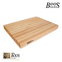 [천삼백케이] [부스블락] 엣지 그레인 메이플 사각도마(특대)