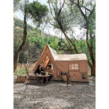에어텐트 쉘터 감성 캠핑 글램핑 면텐트 리빙쉘 돔 대형 Air, 고출력 에어펌프 (텐트 미포함)