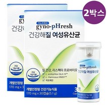 지노프레쉬 건강해질 여성유산균 60캡슐 (2개월분), 단품, 단품