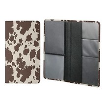 Daulesho 소 패턴 방수 자동차 등록 및 홀더 PU 가죽 차량 자동차 문서 오거나이저 운전 면허증 신분증 필수 정보, Cow Pattern