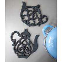 주물 냄비받침 (티팟), 넓은타입, 1개