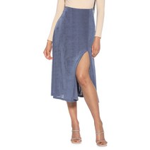 ALEXIA ADMOR 알렉시아 애드모어 High Slit Midi Skirt - NAVY107829