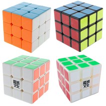 YJ 뭐위 미니 웨이롱 3X3X3 54.5mm 초신속 스피드 큐브, 블랙