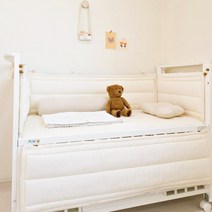 마이리틀데이지 신생아 아기 침대 범퍼가드(이케아 벨라 보니 스마트 쁘띠라뺑에코베어), 보니유아(대형1 소형1)