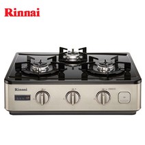 린나이 스마트센서 간편쿡 3구 가스레인지(RTR-W3400A), LPG, RTR-W3400A