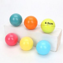 나무 무지개 블록 몬테소리 장난감 나무 블록 페그 인형 브리지 레인보우 스톤 아기 장난, Wooden Ball A