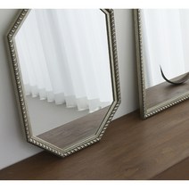 우드박스 헤이미쉬 사각 팔각 벽거울 ( 골드 실버 )