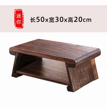 일본식 낮은 나무탁자 접이식 테이블 다과상 찻상 좌식 오동나무 책상 원목 다도 티테이블, 10.10더블홀보드테이블미디엄68x34x27점5cm