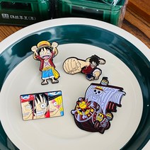 만화 원피스 루피 에이스 사보 고잉메리호 해적선 뱃지 핀뱃지 브로치