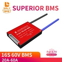 전기자전거 전기자전거렌탈 뜨거운 판매 DALY 16S 60V BMS 20A 30A 40A 50A 60A 18650 배터리 팩에 대 한, 01 20A Com Port, 한개옵션1