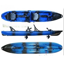 분리형 페달 카약 배스보트 조립식 낚시 보트 루어, 3.5m 단일 기어 페달