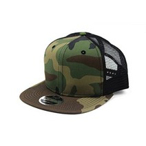 CNTCSM 뉴에라 9 스냅백 메시캡 플랫 카모