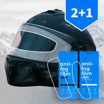 [2+1] 72스퀘어 김서림방지 필름 1매 오픈페이스 풀페이스 오토바이 헬멧용 옵션선택, 오픈페이스[단품]
