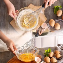 스테인레스 거품기 촘촘한 스텐강선 조리시간 단축 고밀도 휘핑기, 휘핑기FDA017