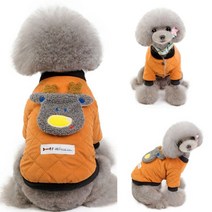 강아지 김장조끼 수면 패딩 시골 할머니 꽃무늬 조끼 아메리칸불리옷 대형견 프렌치불독옷 2개월강아지옷 명품옷 후리스 중형견, B