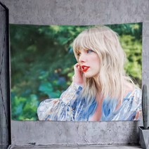 Taylor Swift 장식 천 매달려 천 배경 천 기숙사 침실 배경 벽 천, TAY02