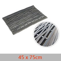 45X75 공사장 출입구 흙털이 폐타이어 고무 발매트 현관발판매트 현관