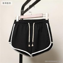 여자편한바지 빅사이즈 고무줄 밴딩반바지 빅사이즈여성트레이닝복 숏팬츠 돌핀팬츠 랍빠