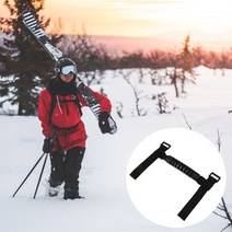 핸들 스쿠터 스트랩 운반 스키 바 밴드 캐리 테이프 부트 캐리어 조절 가능한 어깨 확장 자전거 슬링 전기, [02] Black24C17CM