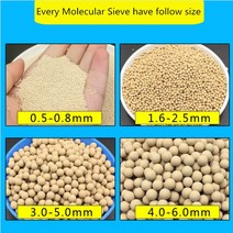신발냄새제거제 신발 탈취제 흡착을 위한 0.5-0.8mm 분자체 Zeolite 3a 4a, 06 Insulating glass