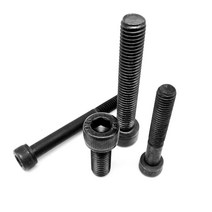 공구부속품 블랙 등급 12.9 스틸 DIN912 육각 소켓 캡 알렌 헤드 볼트 나사 길이 = 5-150mm M2 M2.5 M3 M4, 03 M3 50pcs_23 80mm