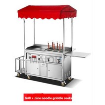 푸드트럭 커피트럭 가격 차 대여 스 전동 운반차 카트핸드 케이크 기계 가스 철판 프라이 다기능 카트, 03 Package 5, 한개옵션1