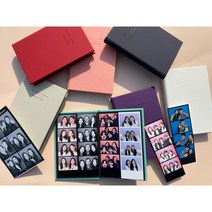 메모러블 사진 앨범 라이프도슨트 포토북 대용량 접착식앨범, 레드
