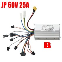전기차 충전기 컨트롤러 전기 스쿠터 듀얼 드라이브 JP 48V 52V 60V 25A 50A 브러시리스 AB 전면 및 후면 LCDdyispla, 10 JP 60V 25A B