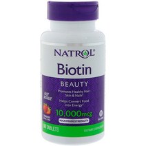 Natrol Biotin 10 000mcg 60, Natrol Biotin 10,000mcg 60