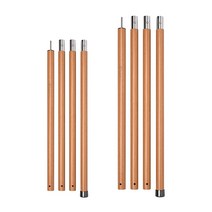 타프 폴대 텐트 슬라이드 사이드 홀리데이 메인 캠토리 슬라이딩 헥사 수리방수포 야외 활동을 위한 신축 폴 경량 조절식 바, 다중