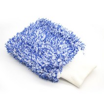 세차미트 26x20cm Soft Car Cleaning Glove Ultra Beauty Mitt Microfiber Madness Wash Easy To Dry Auto Deta, [03] Bule B