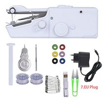 미니재봉기 컴퓨터 자수 기계 오바로크 제봉기 미니 재봉틀 휴대용 핸드 헬드 수동 홈 가정용 바느질 무선 세공 도구 액세서리, B2