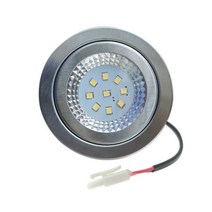 굴뚝 쿠커 조명 1.5W LED 12V DC 60mm 구멍 무광 유리 주방 캐비닛 전구 연기 환풍기 팬, With EL Connector_Warm White 3