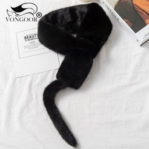 고급밍크 남성 넥워머 겨울 보온에 두꺼운 밍크 리얼 퍼 울 백매치 양면 목도리 숏 통밍크