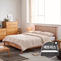 핀란디아 마틴 퀸침대 Q+메모리폼매트리스(드림온M20), 단품