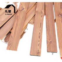 방부목기둥 DIY 기둥 각목 목재 데크 고정 펜스 휀스 탄화목 화단, 0.8cm두께x8.5cm너비x4m길이