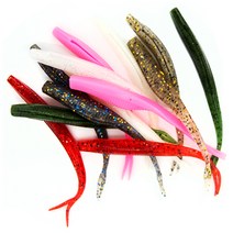 미노우웜 광어웜 광어다운샷 5인치웜 루어웜 쉐드웜, 핑크