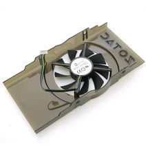그래픽 카드 냉각 팬 GA82B2U 12V 0.45A 4 핀 VGA ZOTAC GTS450, 01 없음 RGB_01 Black