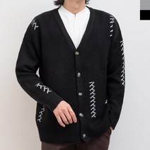 30대남편 스티치포인트 간절기 가디건 데일리 카디건 레이어드 외출