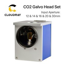 CLOUDRAY CO2 레이저 스캐닝 갈보 헤드 10.6UM 입력 조리개 12MM 14MM 16MM 20MM 30MM 갈바 노 미터 스캐너 (전원 공급 장치 포함), 12mm Beam, 01 12mm Beam