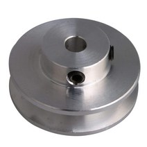 31x15x6mm 실버 알루미늄 합금 단일 그루브 6mm 고정 보어 풀리 모터 샤프트 3-5mm pu 라운드 벨트