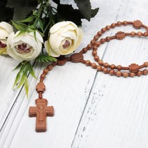 기도 홍대추 5단 매듭 묵주