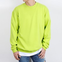 데일리 남자 맨투맨 오버핏 커플 무지 티셔츠 여자 빅사이즈 긴팔티