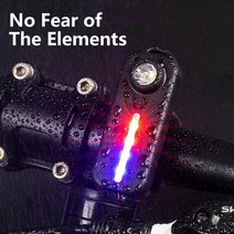 LED 클립 빨간색 파란색 어깨 경찰 손전등 B 충전식 안전 토치 자전거, 03 W676 Black